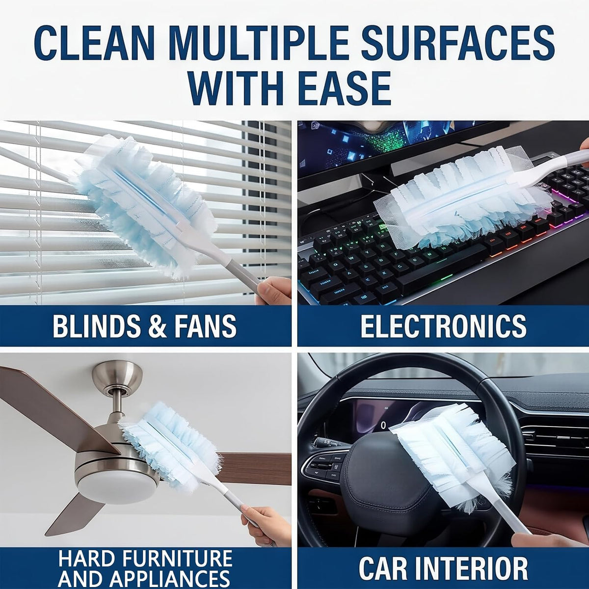 Dust Magnet Refills, Fluffy duster refill Set