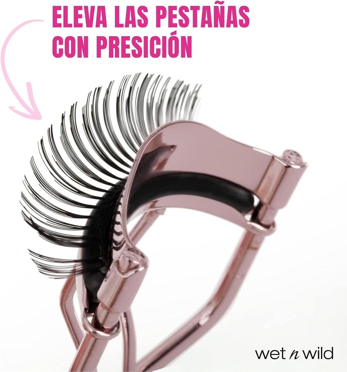 Wet n Wild High On Lash, Eyelash Curler for Long Lasting Lifted Lashes, Bouncy and Soft Silicone Pad for a Safe No-Pinching, No-Pulling Experience, Travel-friendly