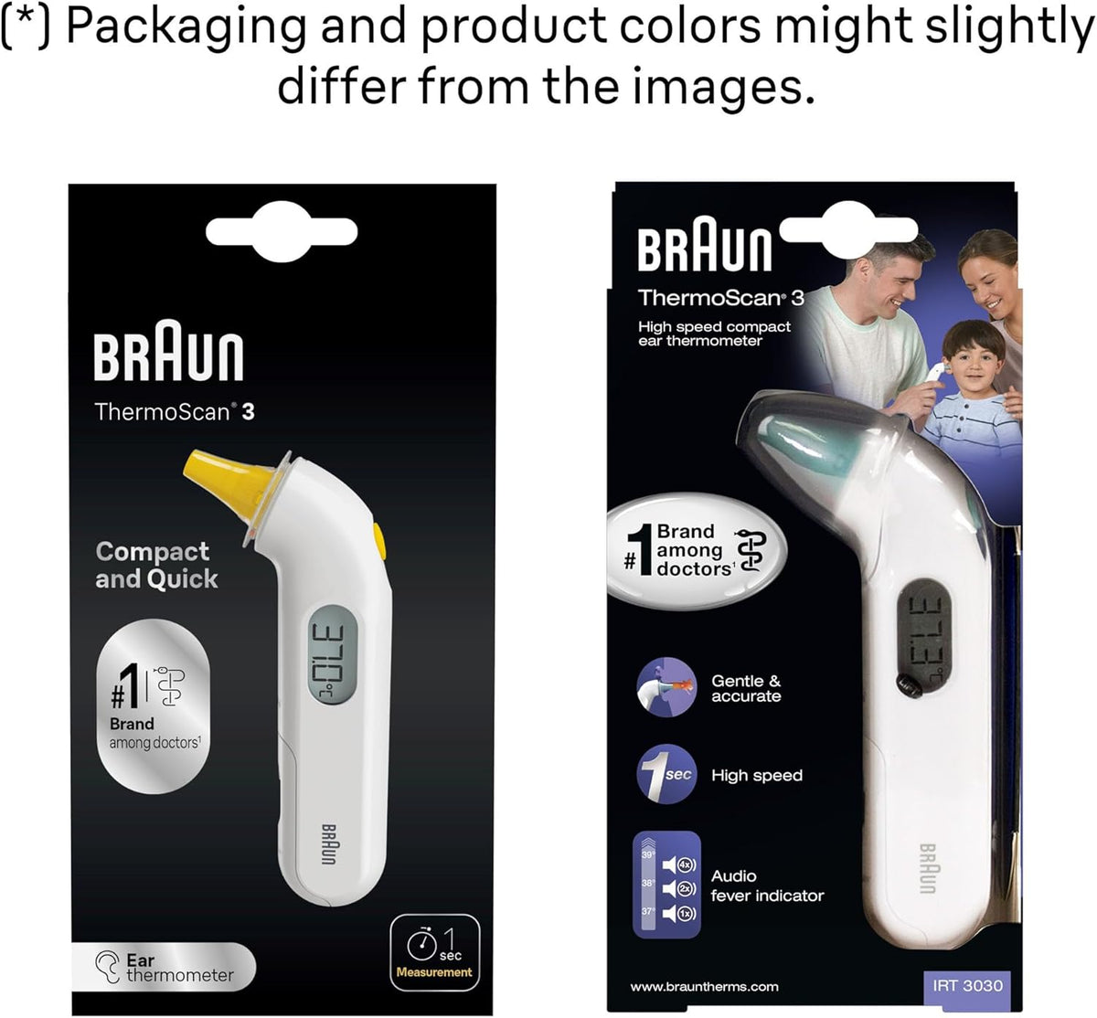 Braun ThermoScan 3 Ear thermometer | #1 Brand among doctors1