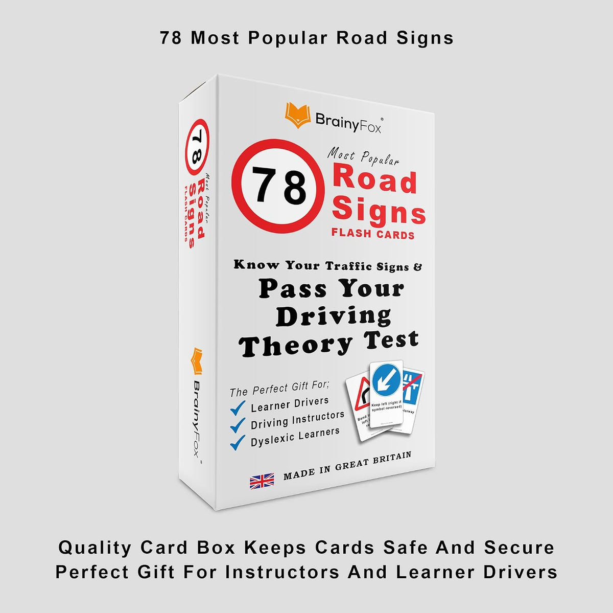 2026 Driving Theory Test Kit: Includes The Official Highway Code Book 2026 UK, Know Your Traffic Signs & 78 Road Signs Flash Cards. 16th + 17th Learner Drivers Birthday Gifts for Teenage Girls & Boys