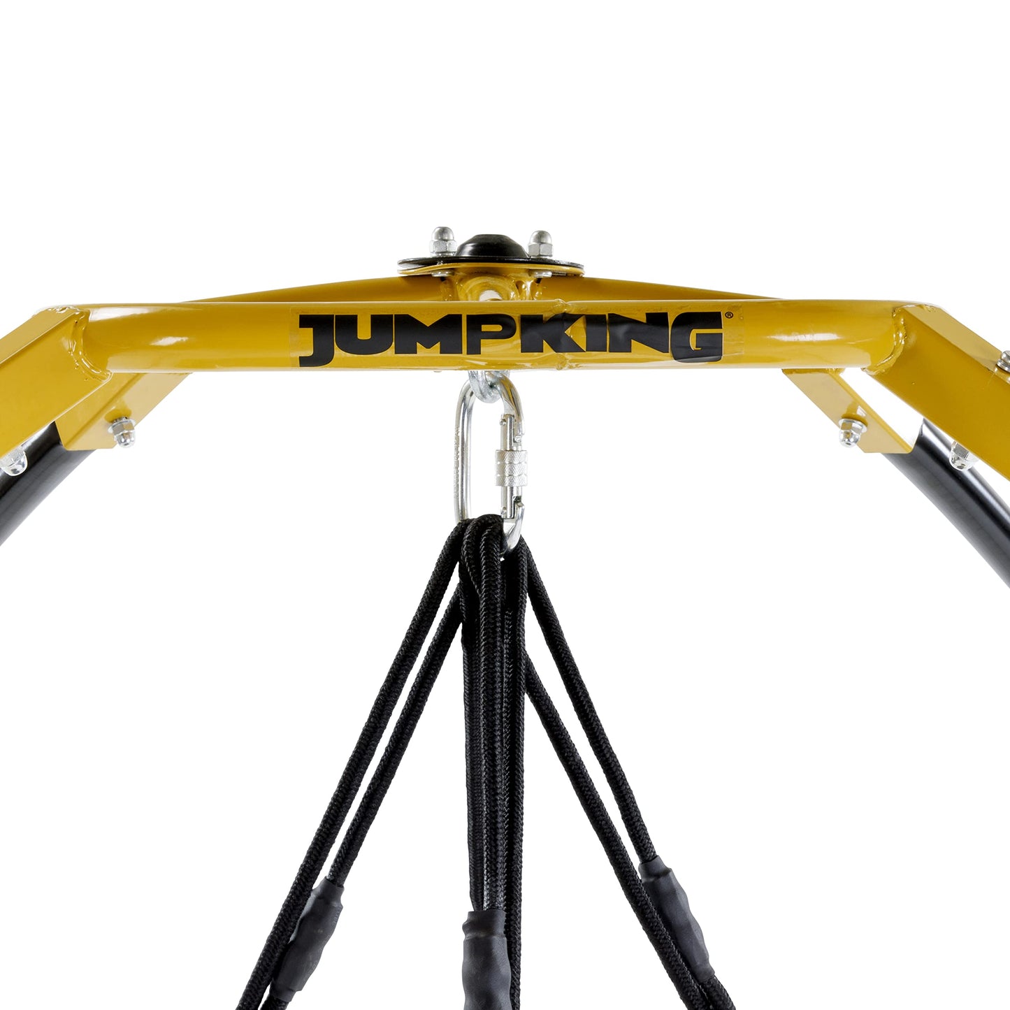 JumpKing UFO Swing Trampoline With Round/Rectangular Seat | Comfortable & Sturdy Kids Trampoline With 360° Range, EVA Foam Cushion, Great For Outdoor Fun & Relaxing, For Grass Or Woodchip Areas