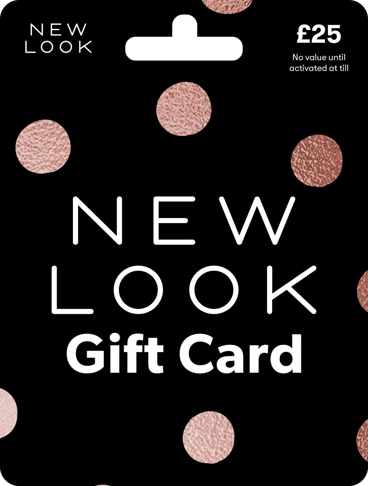 New Look Physical Gift Card - UK Redemption - Delivered by Post - £25