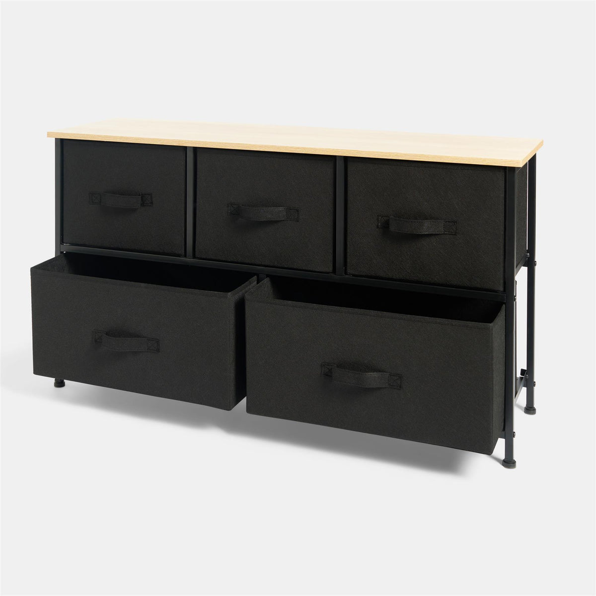 OHS Fabric Cabinet Bedside 2/3/4/5/6 Drawers Storage Unit Clothes Home Organiser