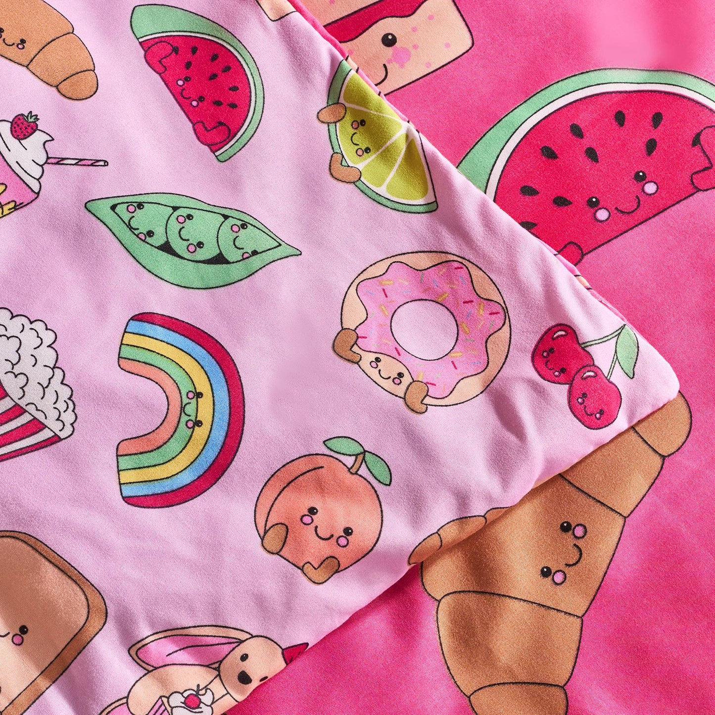 OHS Sweetie Pies Bedding Reversible Kids Duvet Cover Set with Pillowcase