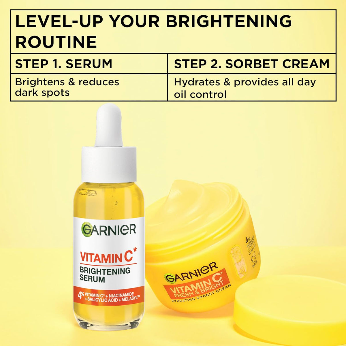 Garnier Vitamin C Serum for Face, Brightening & Anti Dark Spots, 30ml