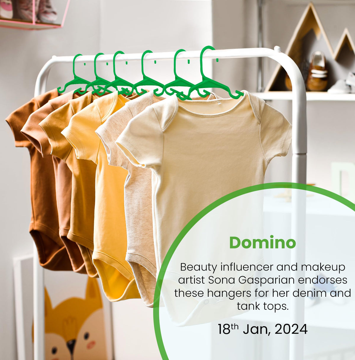Utopia Home 20pcs Kids Hangers - 28cm Plastic Baby Hangers for Closet - Kids Hanger for Clothes and Baby Hanger for Closet - for Daily Standard Use (Grey)