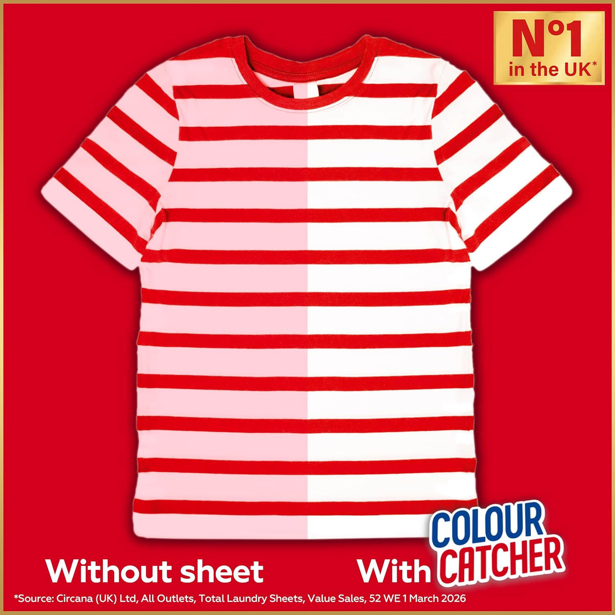 Colour Catcher Complete Action+ Laundry Sheets, Helps to Prevent Colour Run and Protects Brightness – 40 Sheets