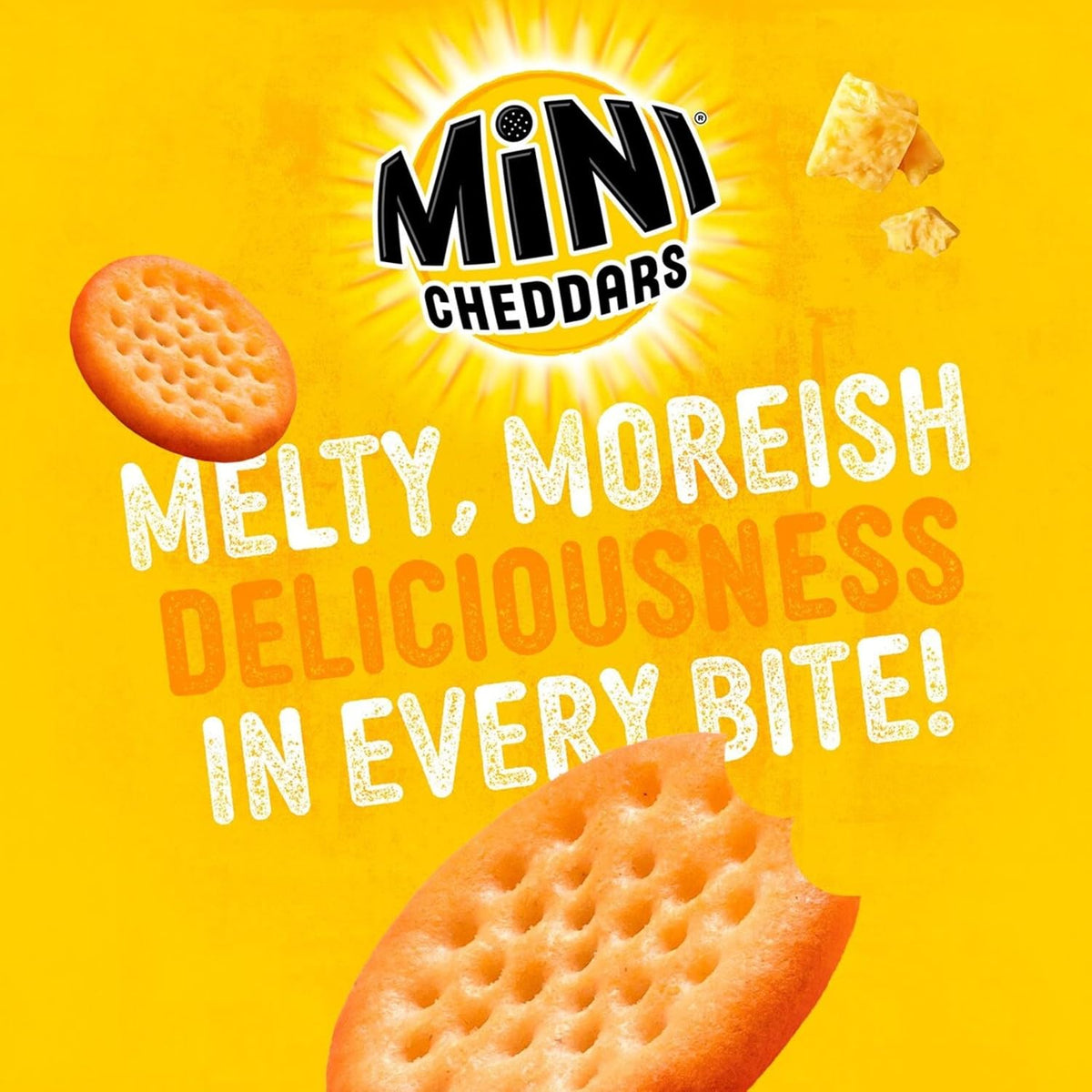 JACOB'S Mini Cheddars Original Multipack, 12 x 23 g Bags Per Pack