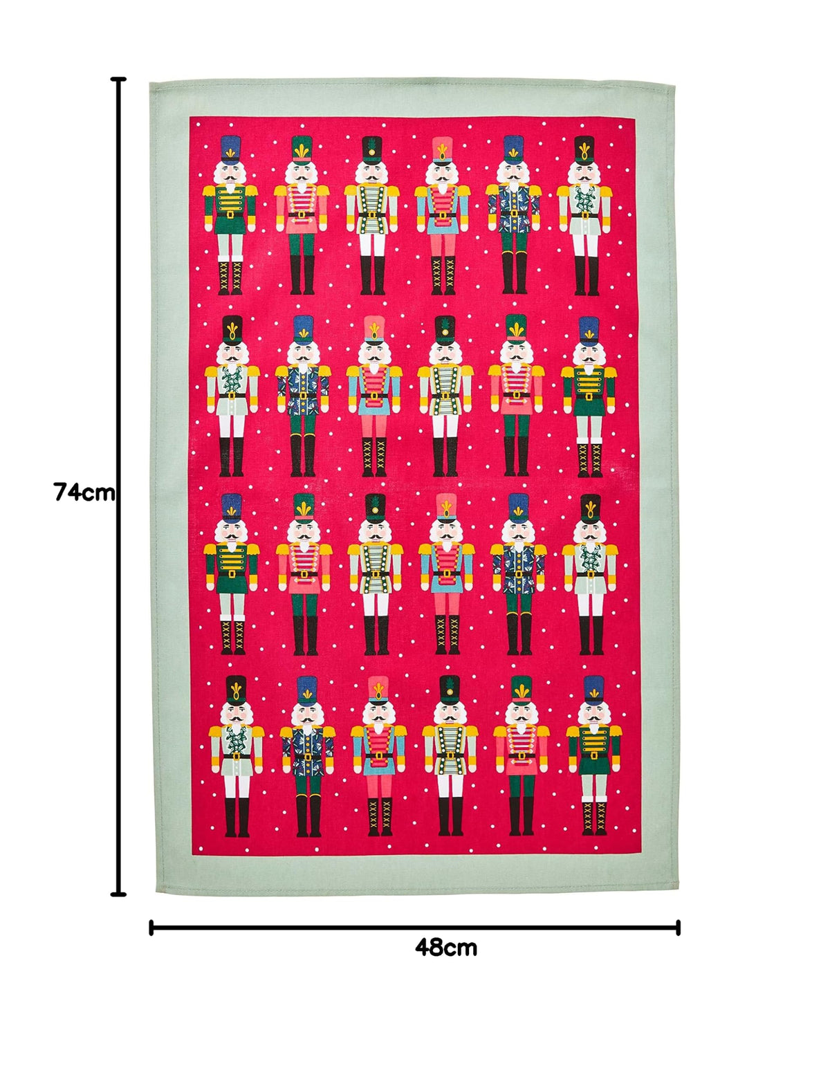 Ulster Weavers - The Twelve Days of Christmas Tea Towel (74 x 48cm) - 100% Cotton - Washable - Christmas Calendar Dish Cloths/Dish Towel - Christmas Countdown Tea Towel - Kitchen Accessories & Decor
