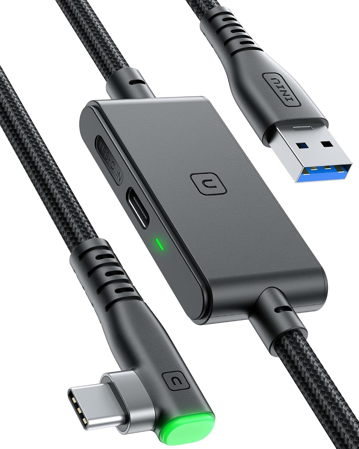 INIU 5m VR Link Cable with Separate Charging Port, USB 3.0 to USB C Cable