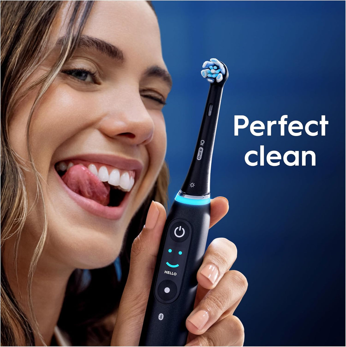 Oral-B iO Series Ultimate Clean Electric Toothbrush Heads, 8 Count, Black