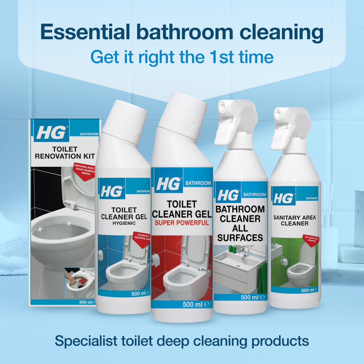 3X HG Super Powerful Toilet Cleaner