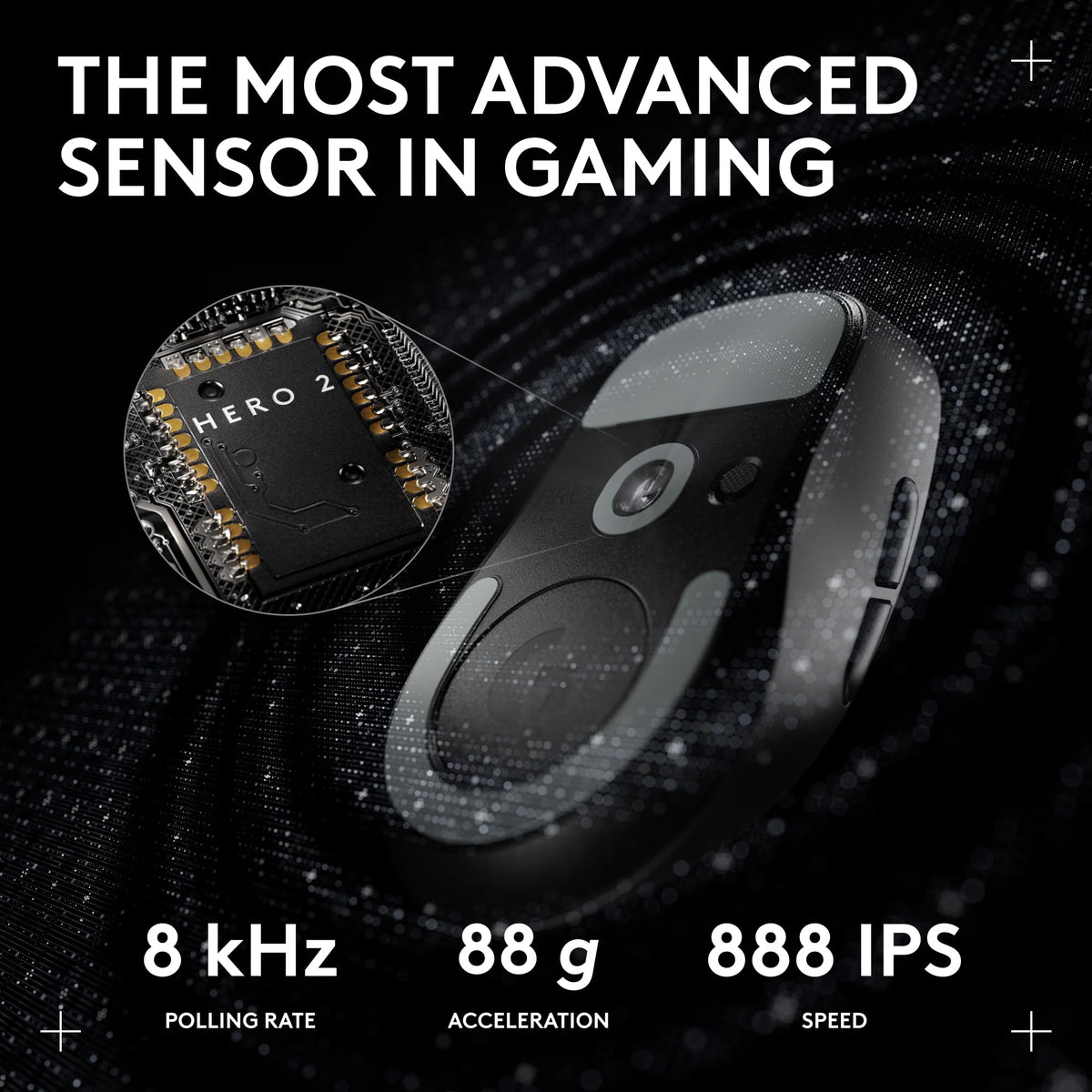 Logitech G PRO X SUPERLIGHT 2 SE Wireless Gaming Mouse, 60 g pro-grade mouse with 5 programmable buttons, 44K DPI sensor, 888+ IPS, 1 kHz report rate, USB-C charging for PC/Mac - Black