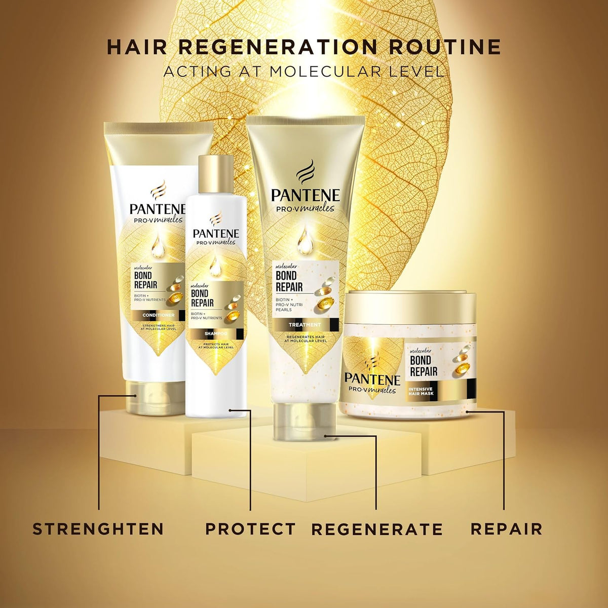 Pantene Molecular Bond Repair Deep Conditioning Hair Treatment 300ml Mask