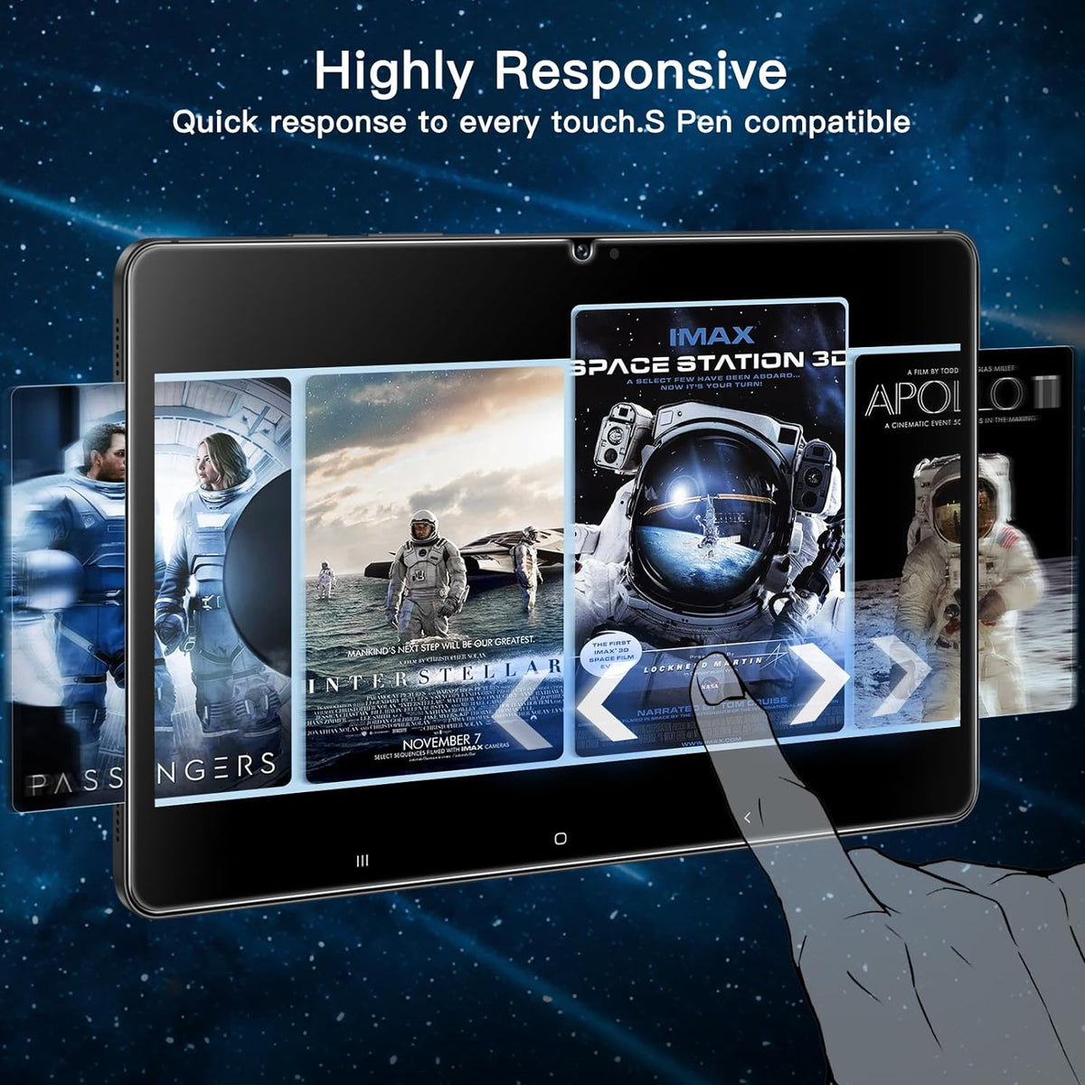 JETech Screen Protector for Galaxy Tab S10 Lite/S10 FE/S9 FE/S9, 2-Pack