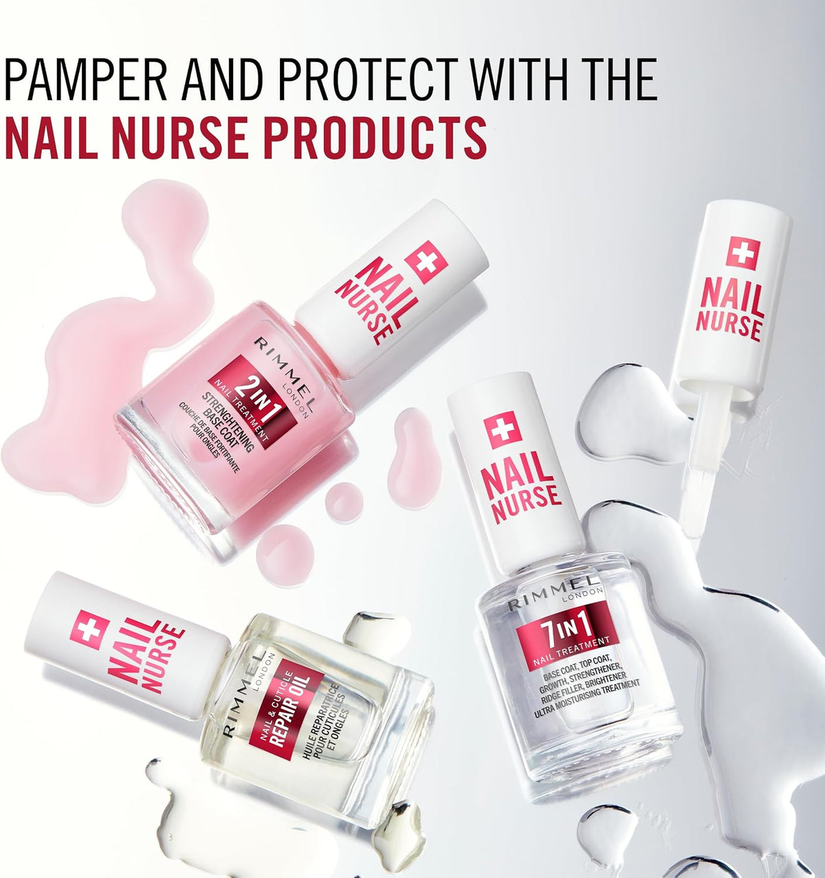 Rimmel London Nail Care 7 in 1 Multi Benefit Base & Top Coat