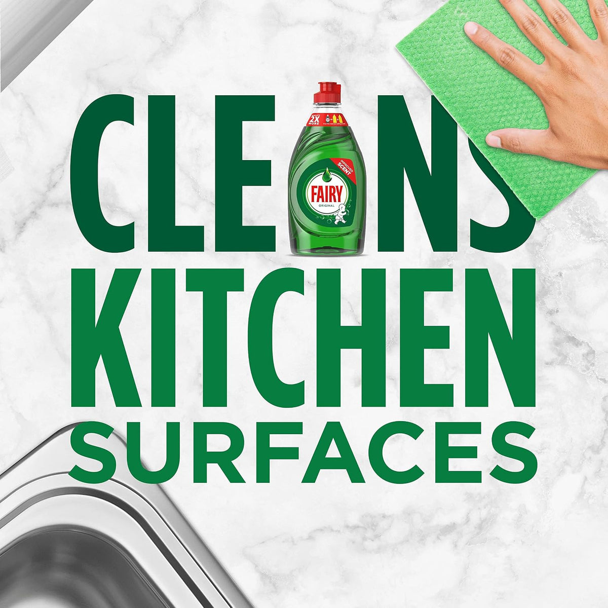 Fairy Original Washing up Liquid with Liftaction 1450ML
