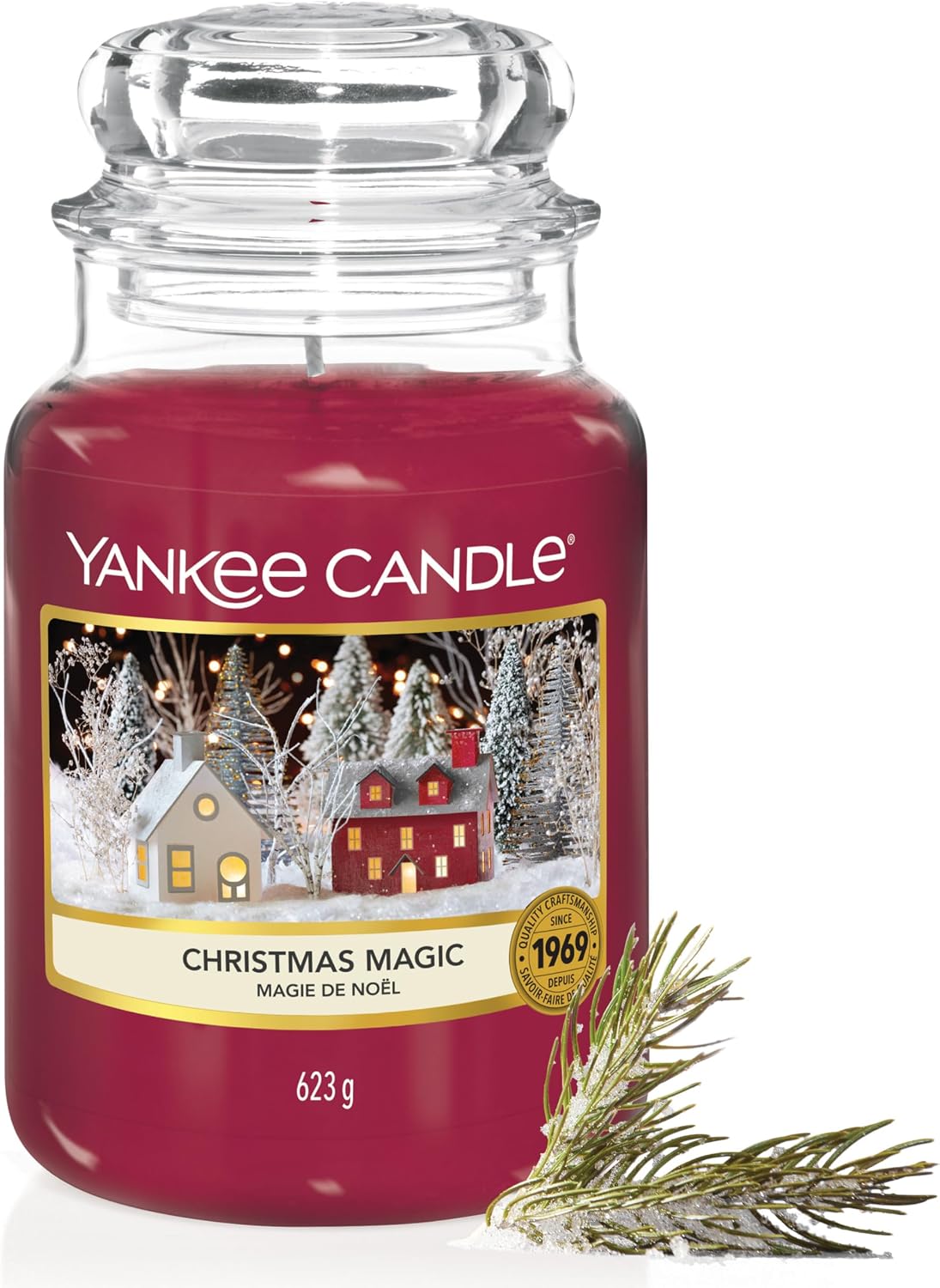 Yankee Candle Scented Candle | Christmas Magic Large Jar Candle | Long Burning Candles: up to 150 Hours | Perfect Gifts for Women