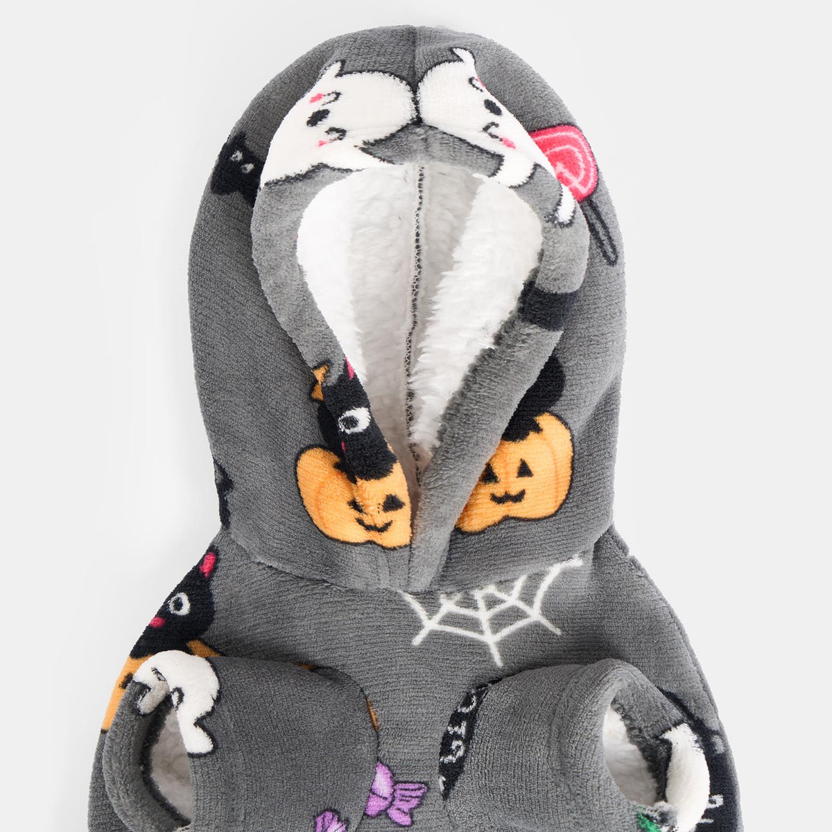 OHS Dog Hoodie Blanket Halloween Winter Warm Sherpa Fleece Soft Jumper Puppy