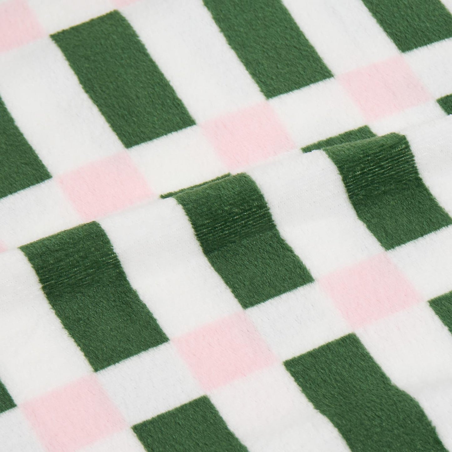 OHS Checkerboard Throw Ultra Soft Blanket Flannel Lightweight Bedspread