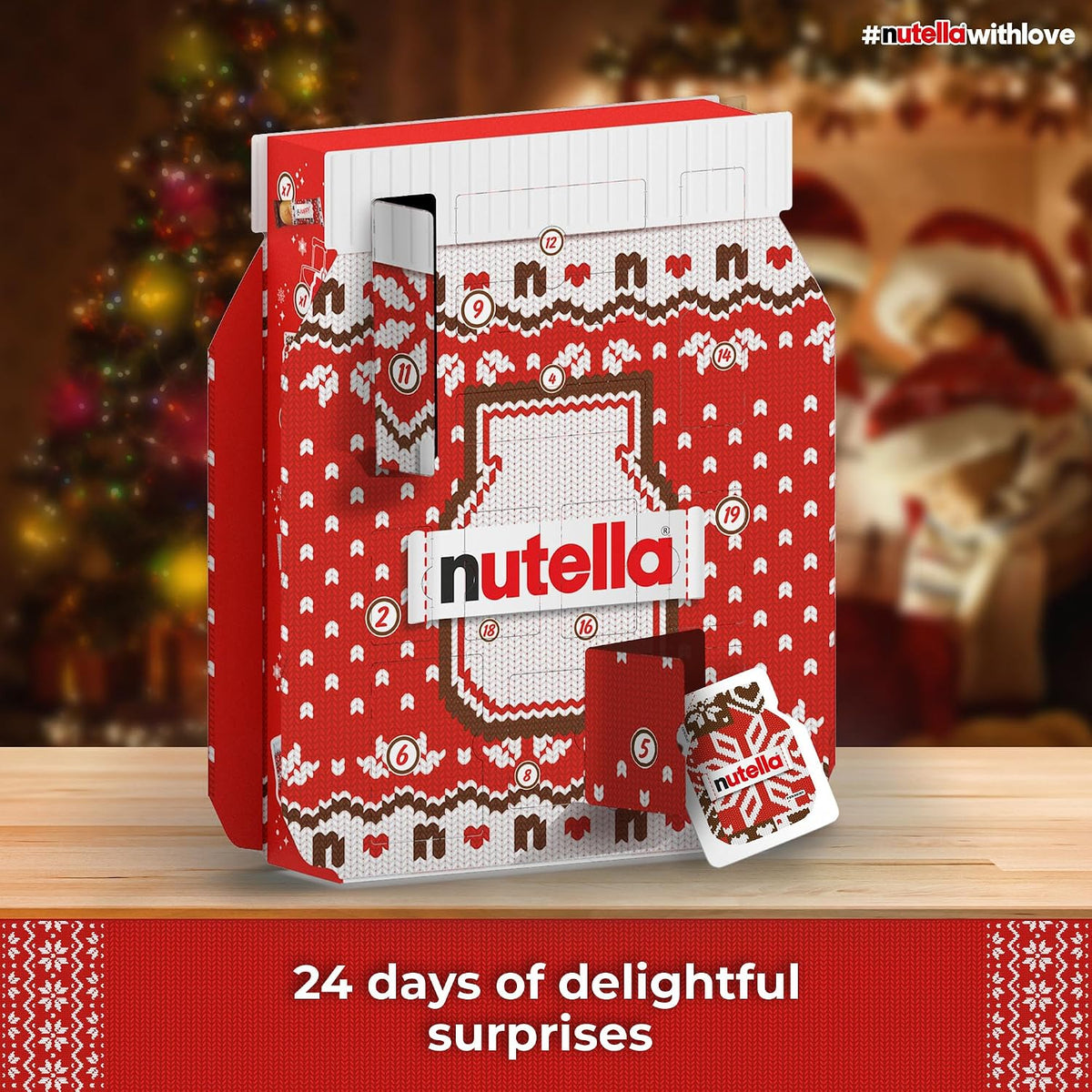 Nutella Giant Christmas Advent Calendar 2026, 528g