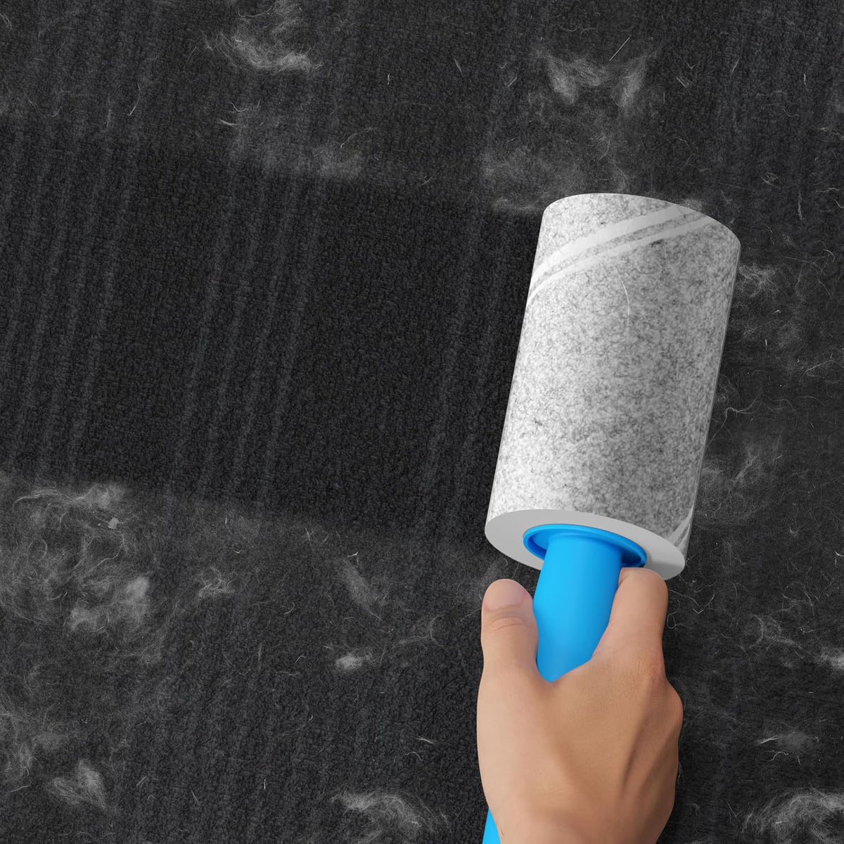 Lint Rollers 400 Sheets Lint Remover for Pet Hair, Couch, Clothes Furniture, and Carpet, 2 Handles, 4 Rolls(100 Sheets Per Roll)