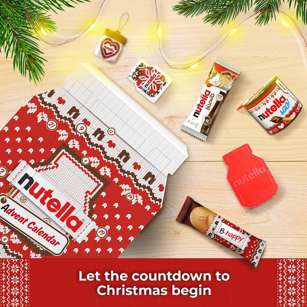 Nutella Giant Christmas Advent Calendar 2026, 528g