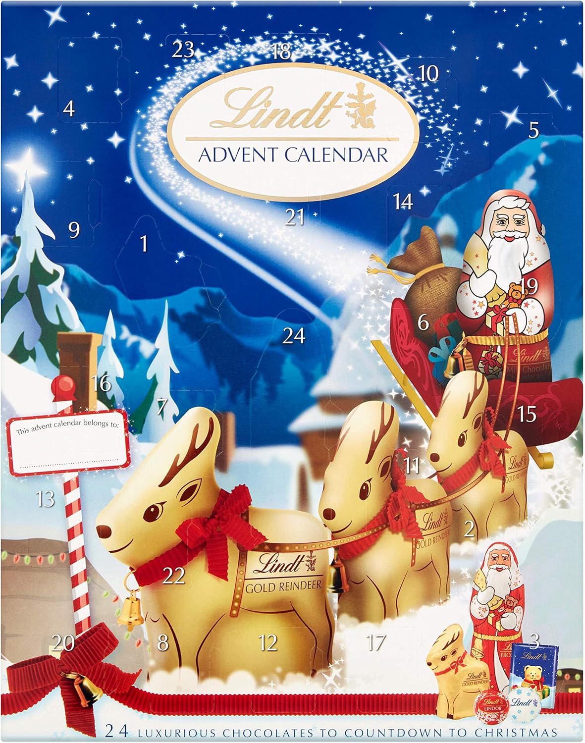Lindt Milk Chocolate Advent Calendar 2026 160g