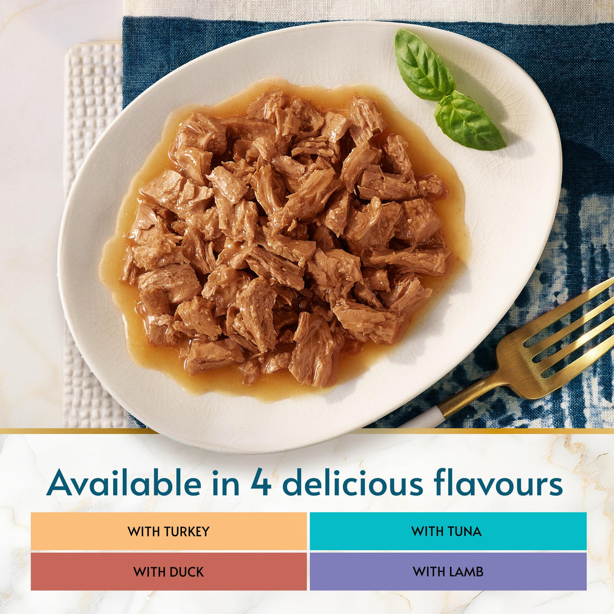 GOURMET Perle Delighters Collection in Gravy Wet Cat Food 40x85g