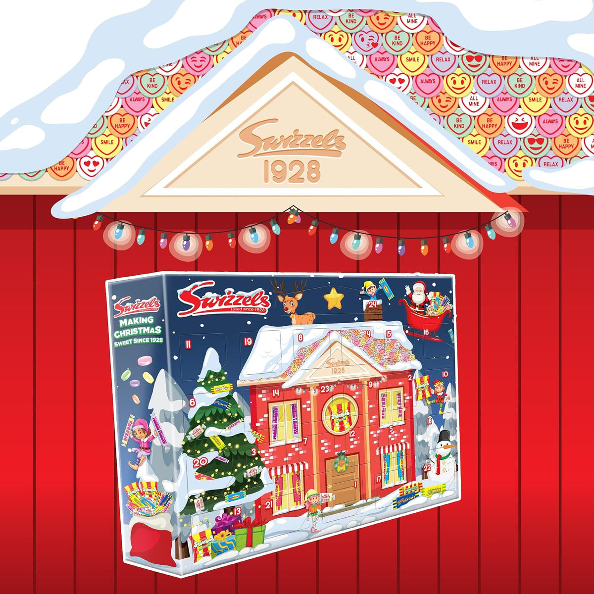 Swizzels Sweets Advent Calendar, Countdown To Christmas (24 Sweet Treats)