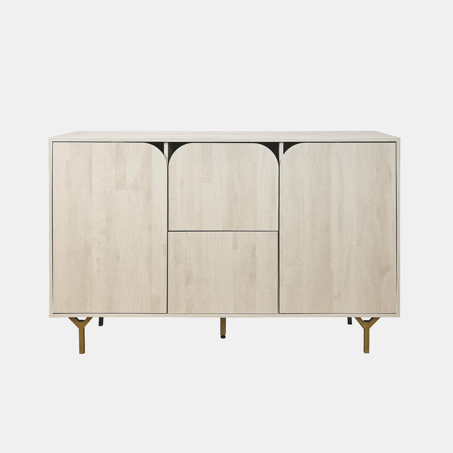 OHS Curved Look Sideboard Display Unit Buffet Cabinet Sideboard Cupboard Storage