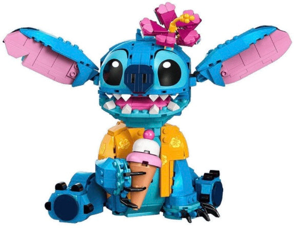 (Stitch) Ice Angel Stitch Cream Building Blocks Kids Educational Toys Assembly