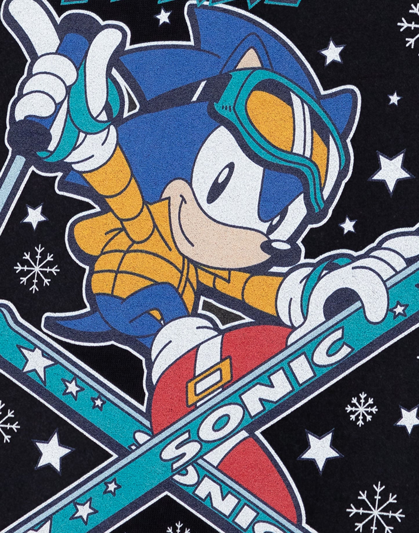 Sonic the Hedgehog Short Sleeved T-Shirt | Boys Black | Official Merch
