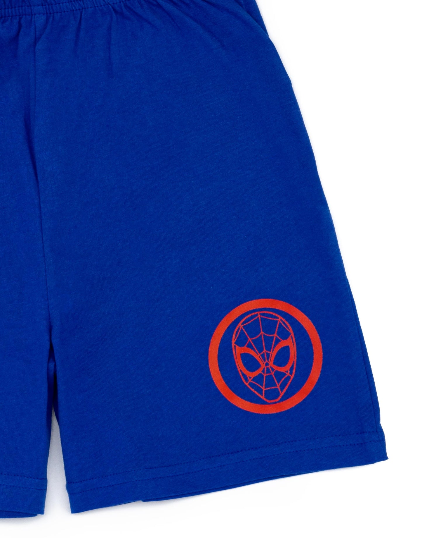 Marvel Short Sleeve Short Leg Pyjama Set | Boys Blue/Red | Official Merch