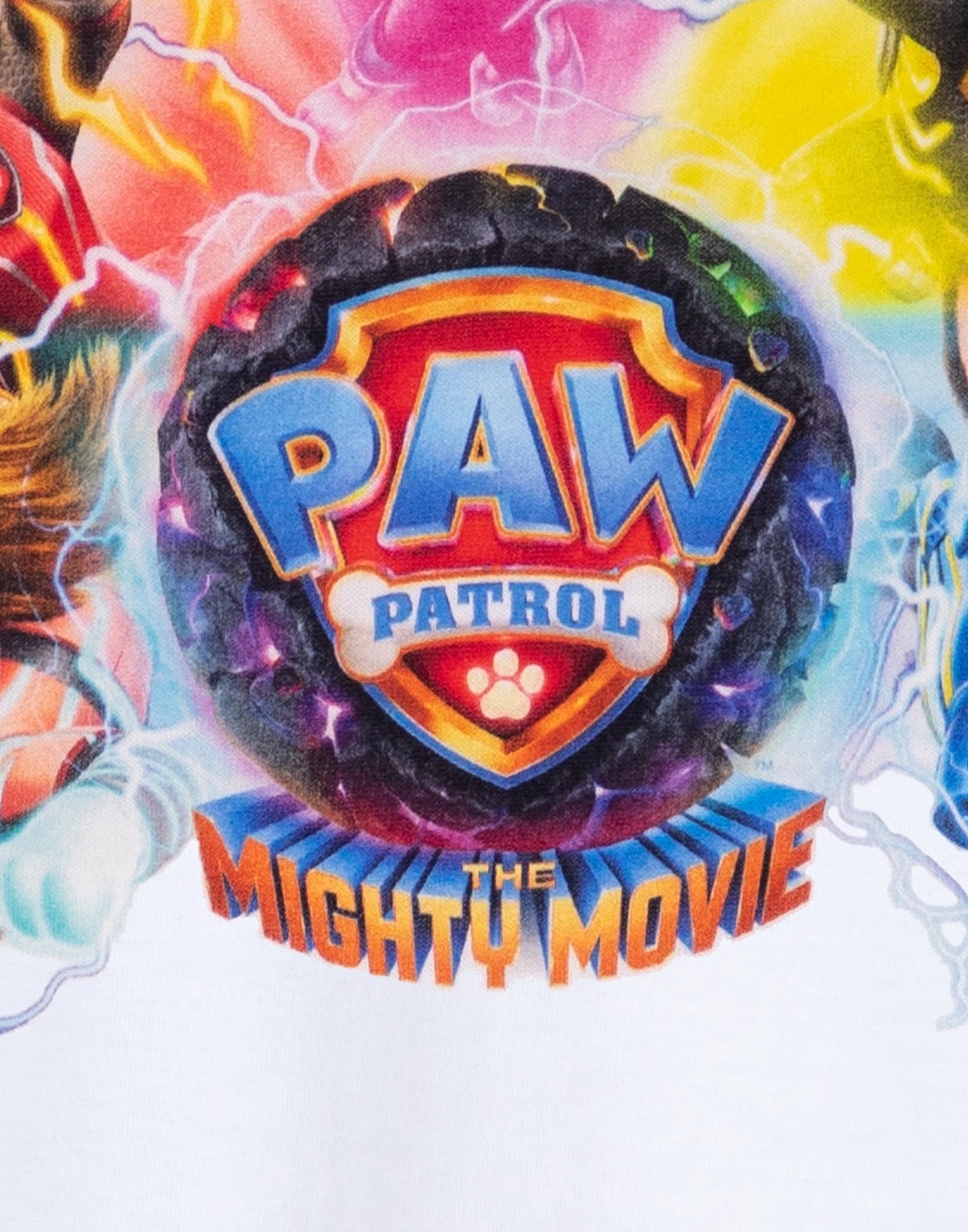 Paw Patrol Short Sleeved T-Shirt | Unisex Kids White | Official Merch