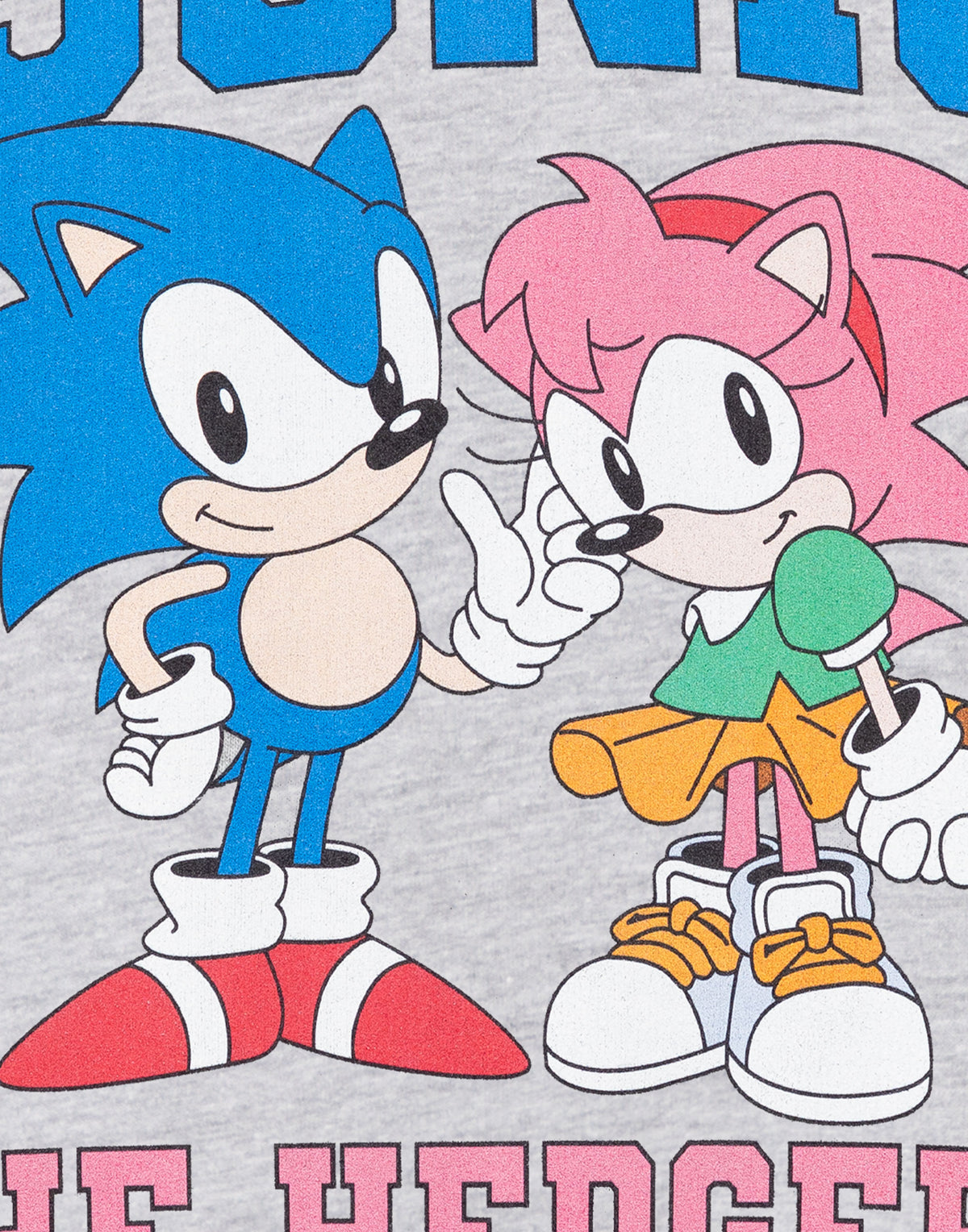 Sonic the Hedgehog Hoodie | Girls Grey Marl | Official Merch