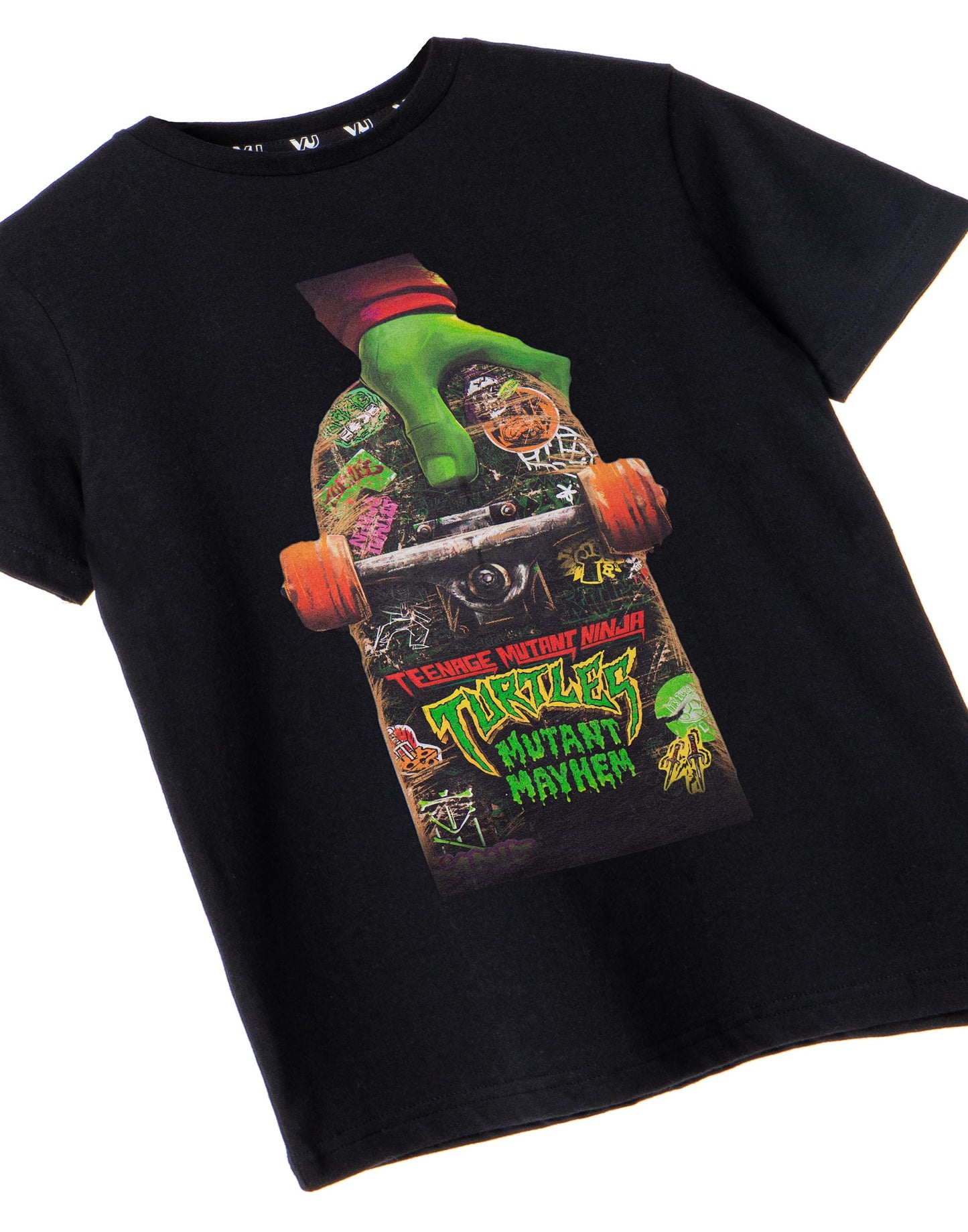 Teenage Mutant Ninja Turtles Short Sleeved T-Shirt | Boys Black | Official Merch