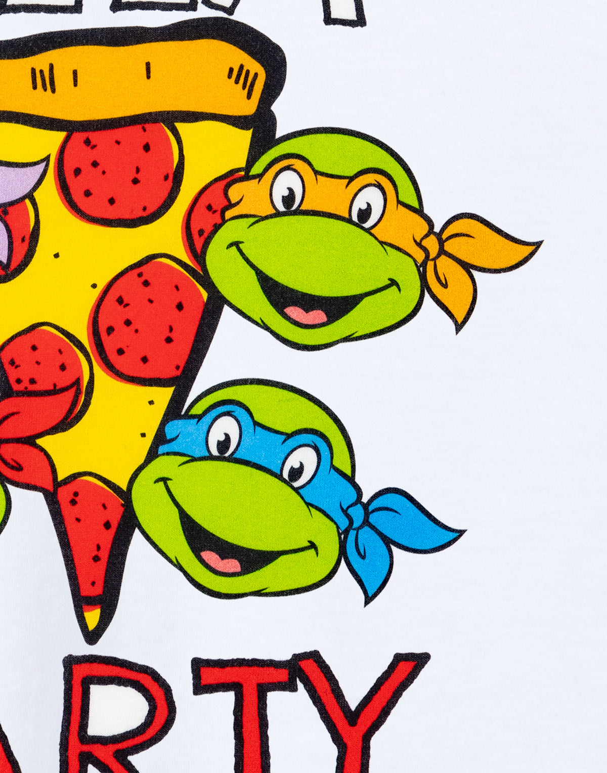 Teenage Mutant Ninja Turtles Short Sleeved T-Shirt | Boys White | Official Merch