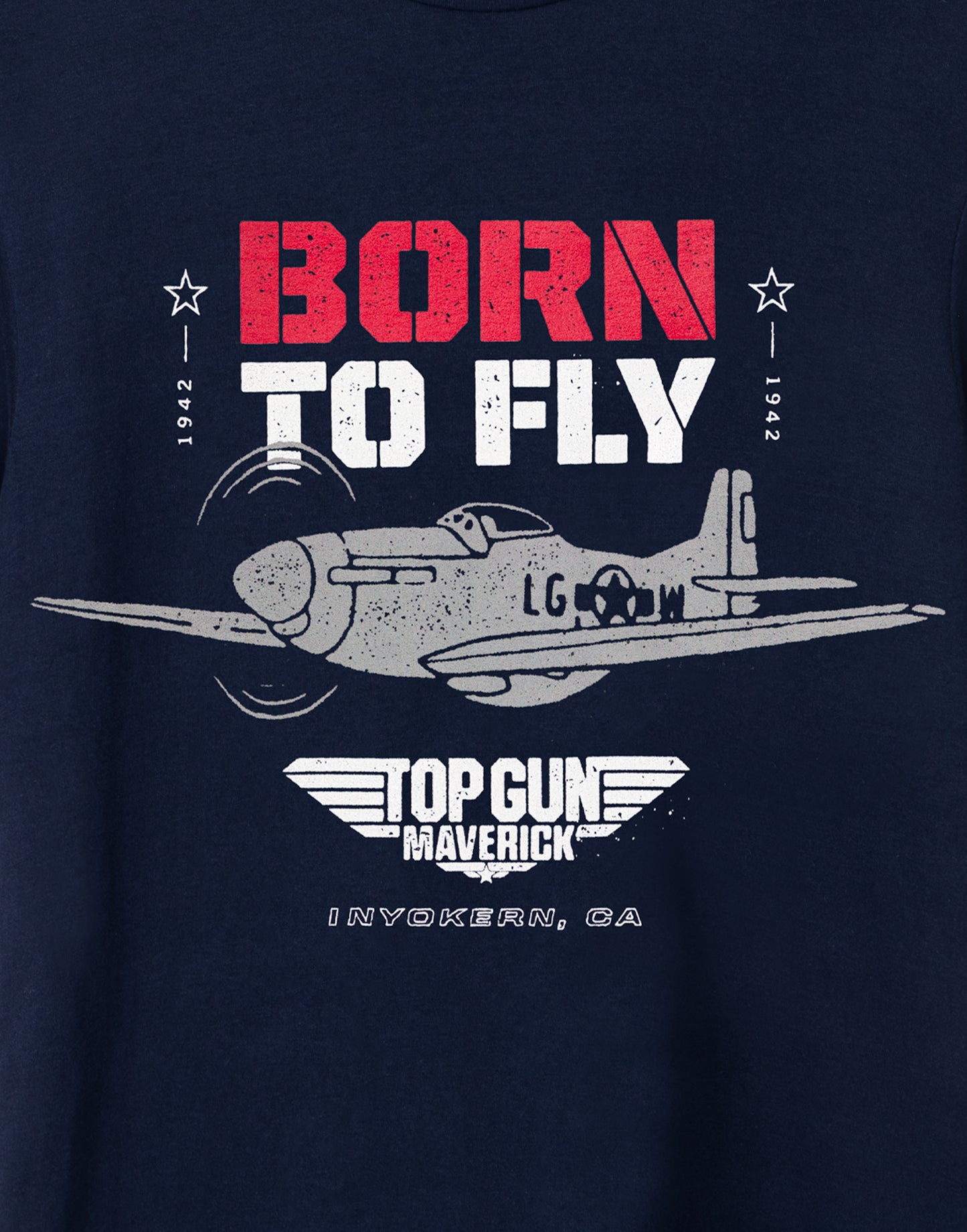 Top Gun Short Sleeved T-Shirt | Mens Blue | Official Merch