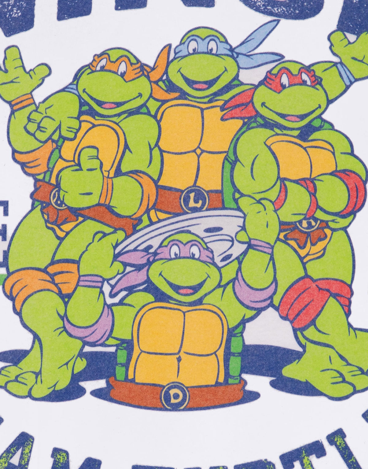 Teenage Mutant Ninja Turtles Short Sleeved T-Shirt | Mens White | Official Merch