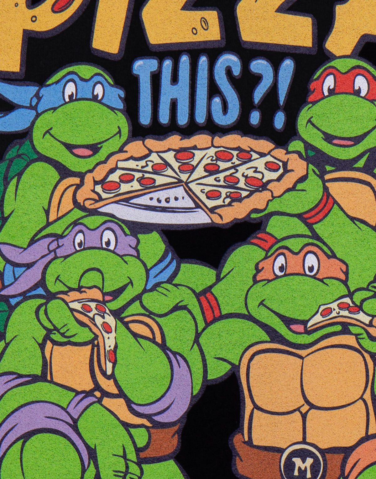 Teenage Mutant Ninja Turtles Short Sleeved T-Shirt | Mens Black | Official Merch