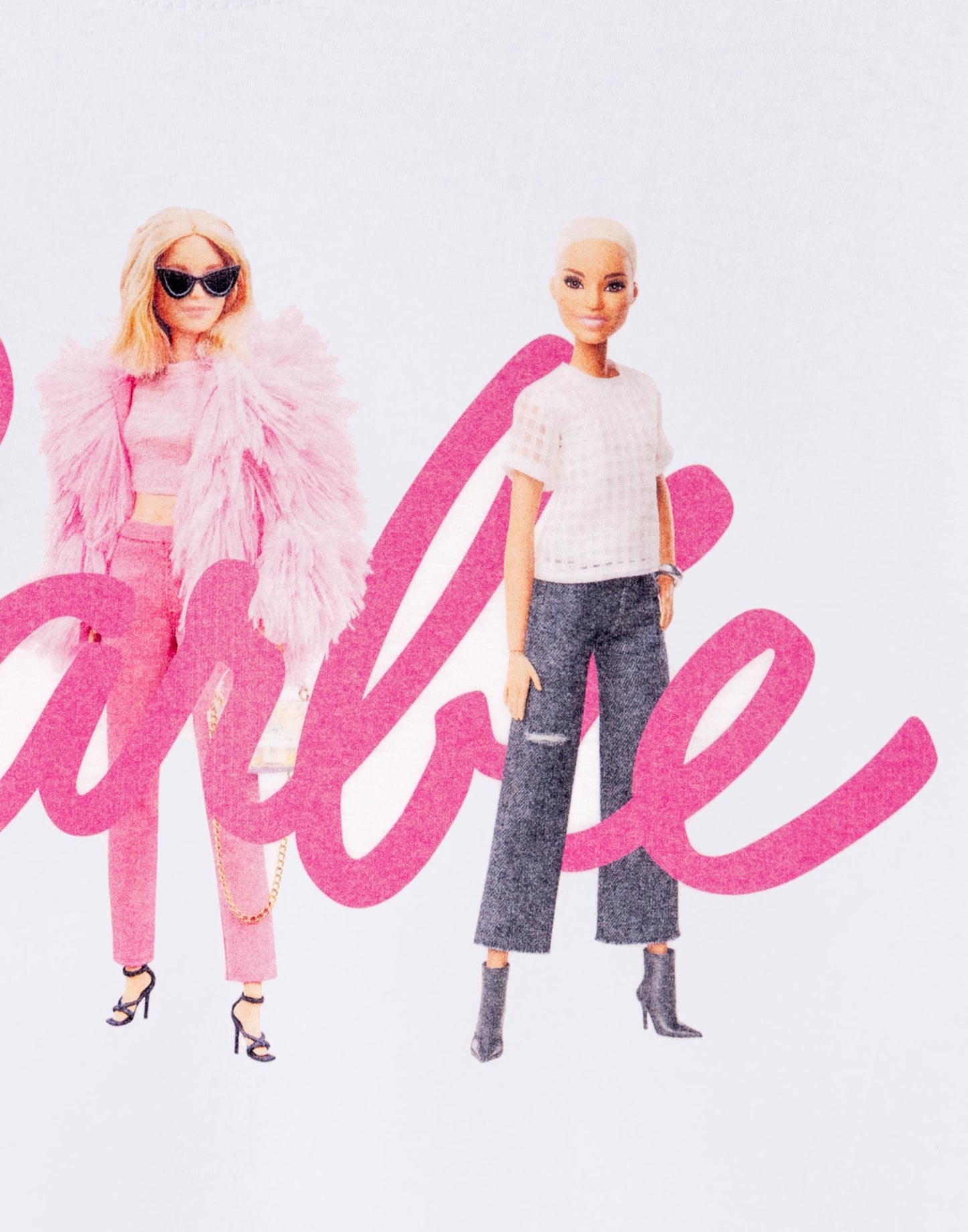 Barbie Short Sleeved T-Shirt | Womens White | Official Merch
