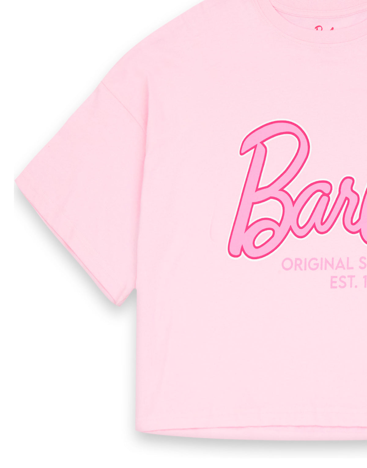 Barbie Short Sleeve Long Leg Pyjama Set | Womens Pink | Official Merch