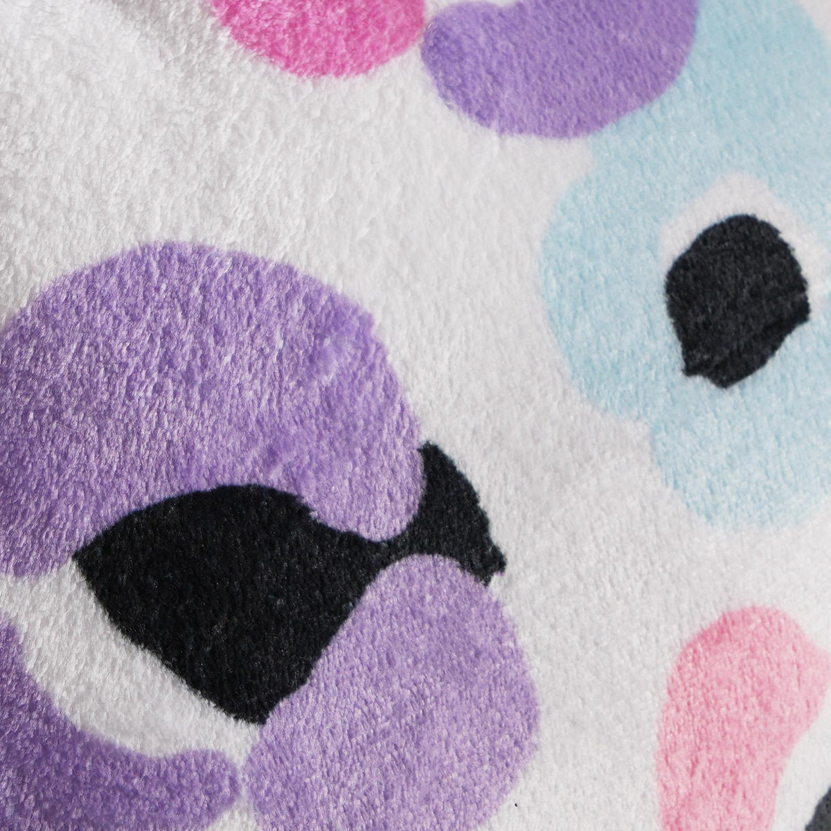 OHS Leopard Cuddle Cushion Kids Soft Fleece Reading Pillow Arms Lumbar Bed Chair