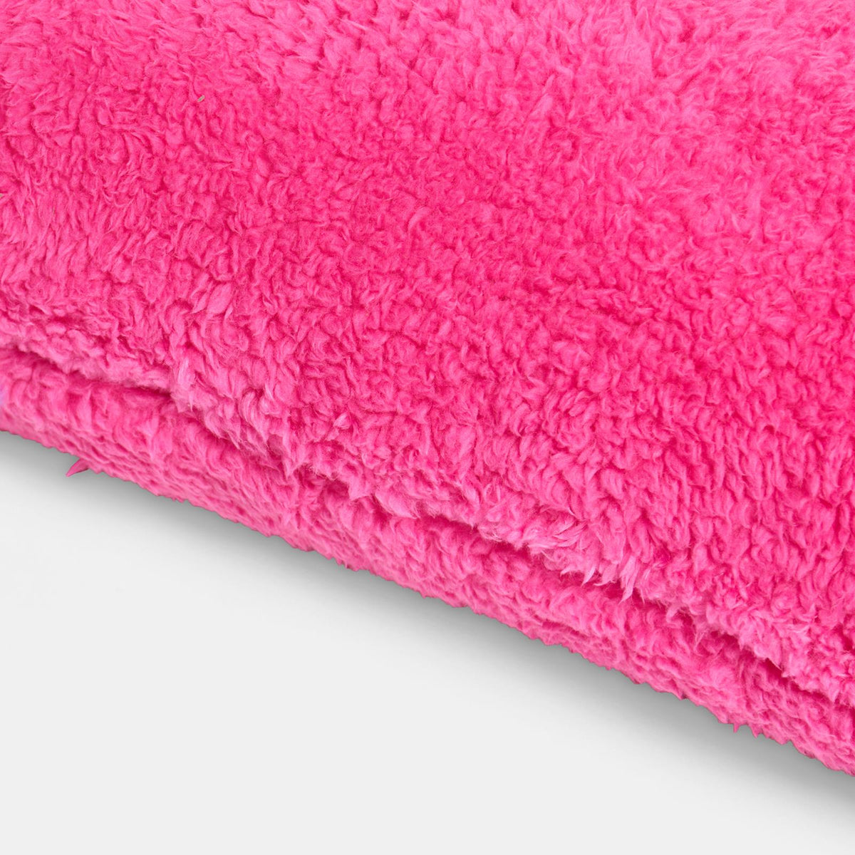 OHS Long Bolster Pillow Teddy Fleece Body Neck Pregnancy Support Cushion