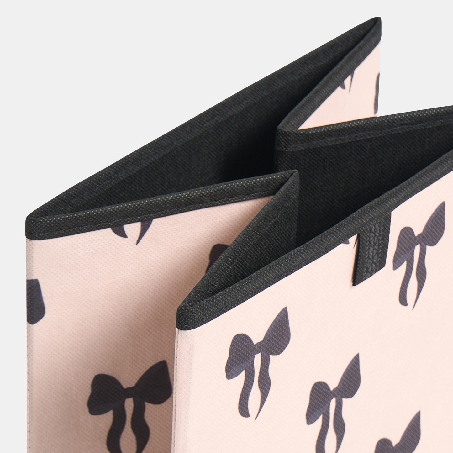 OHS Bows Storage Box Cube Folding Multipack Space Saving Shoe Toy Organiser