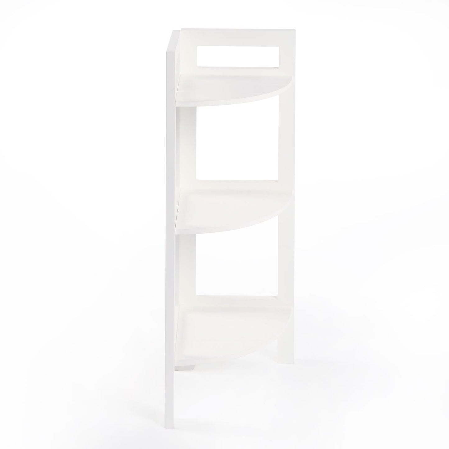 OHS Shelving Unit 3 Tier Storage MDF Home Organiser Display Corner Space Saving