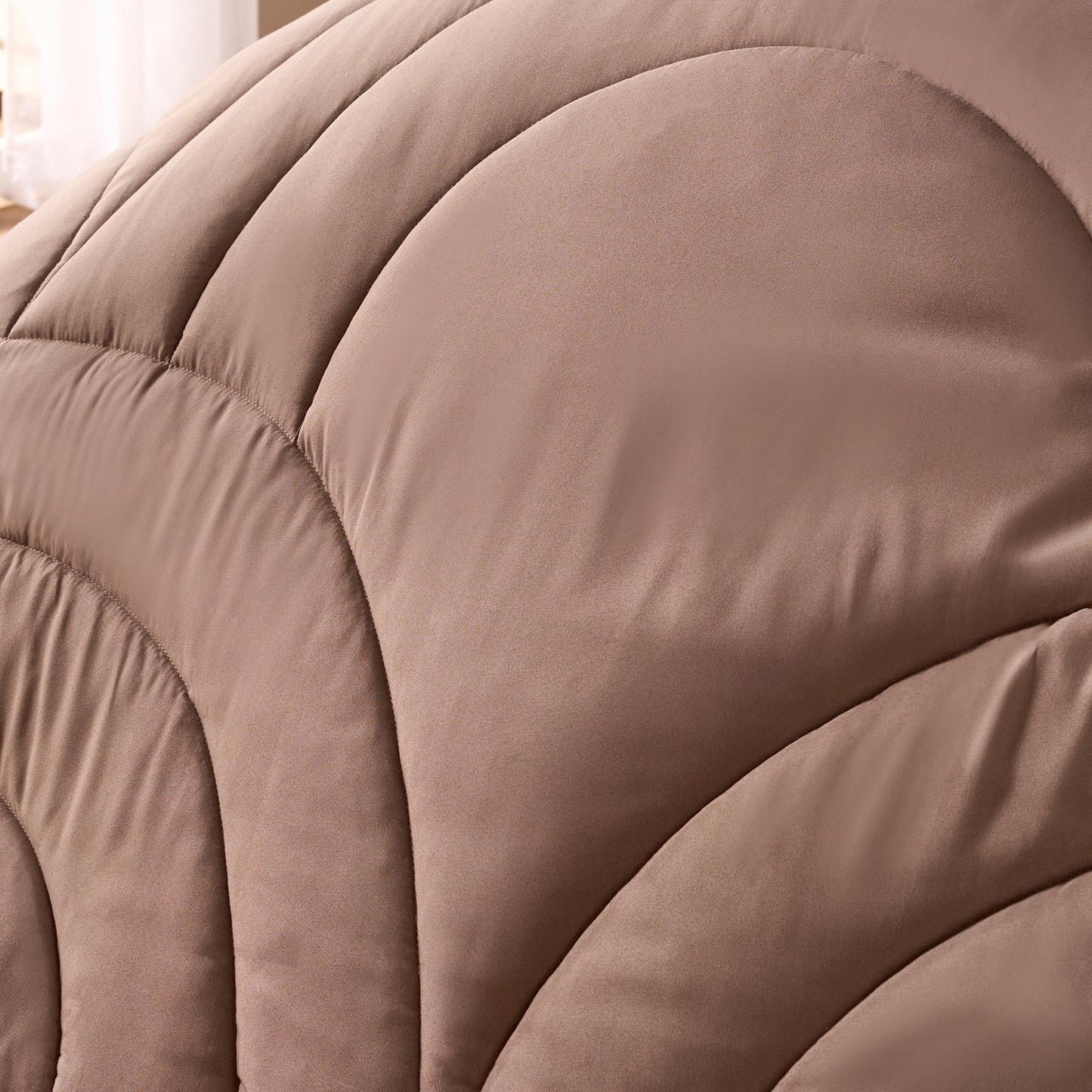 OHS Arches Coverless 7.5 TOG Duvet Quilted Bedding Set with Pillowcase