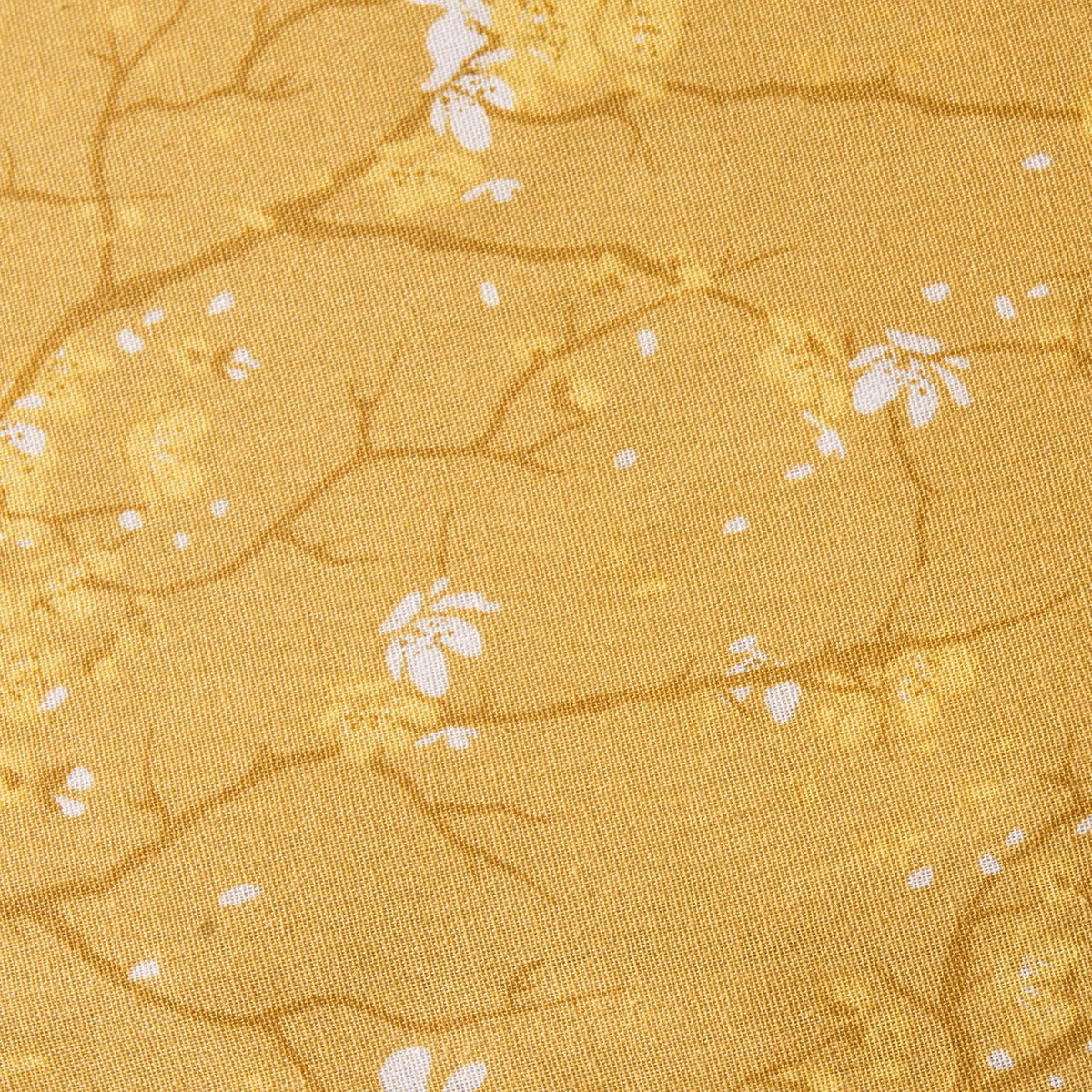 OHS Spring Blossoms Duvet Cover with Pillowcases Bedding Set Blush Ochre