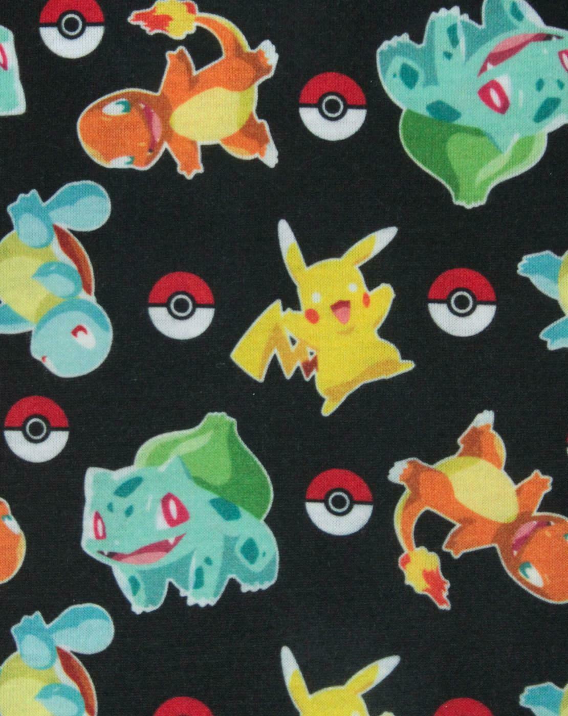 Pokemon Short Sleeved T-Shirt | Boys Black | Official Merch